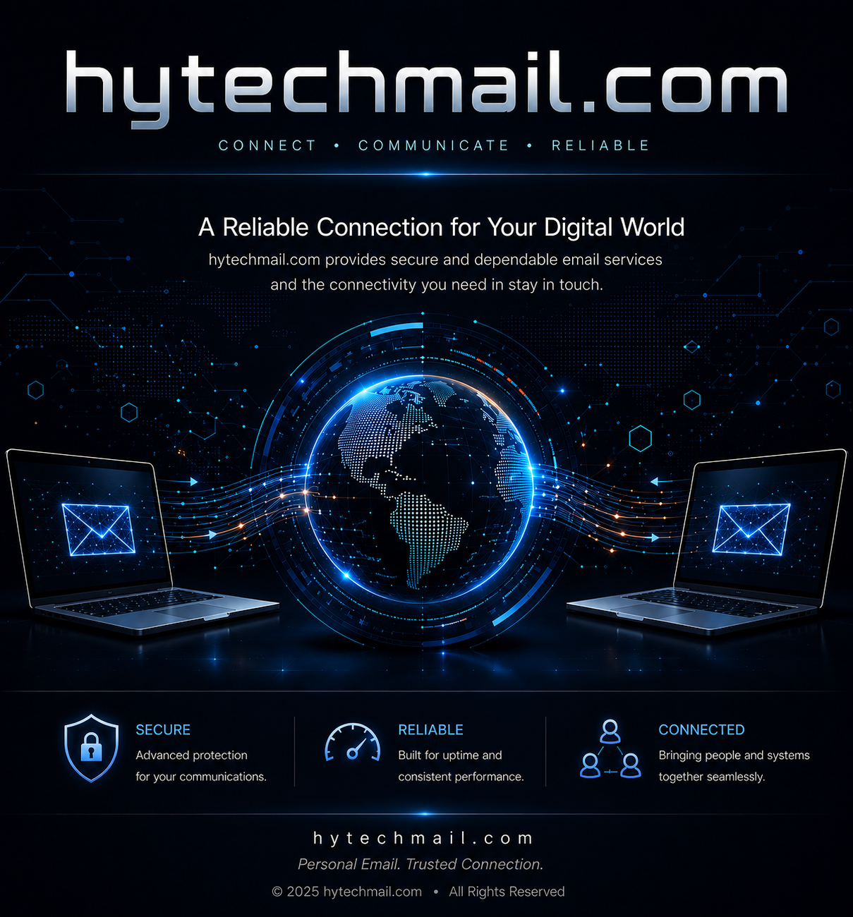 hytechmail.com — Personal Email. Trusted Connection.